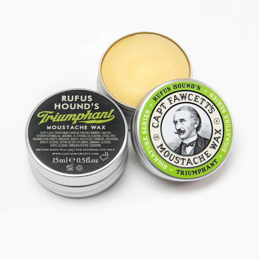 Captain Fawcett Rufus Hound's Triumphant Moustache Wax 15ml
